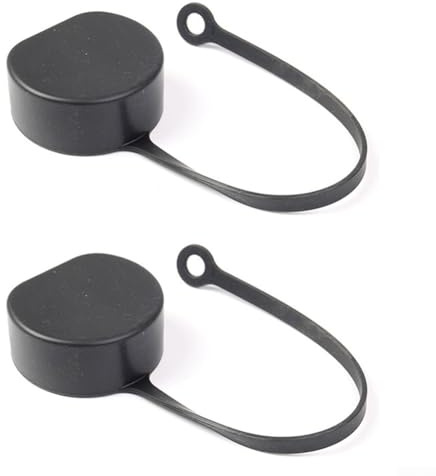 Set di 2 coperture per porte di ricarica per veicoli elettrici tipo 2, antipolvere, per stazioni di ricarica veicoli elettrici