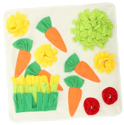 Toyvian Alfombra para Roedores Acolchada para Esconder Comida Esterilla Interactiva para Entrenamiento Olfativo de Conejos y Cobayas y Segura para Estimular el Sentido del Olfato de