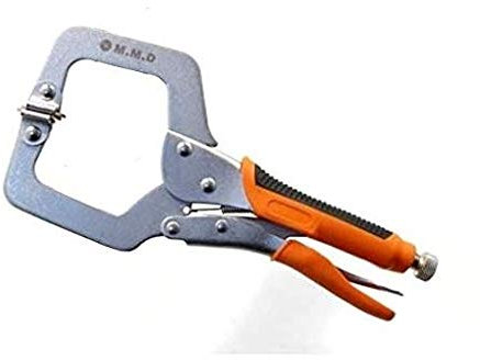 PINZA AUTOBLOCCANTE A SCATTO MORSETTO GANASCIA A C REGOLABILE A VITE PER SALDATURA