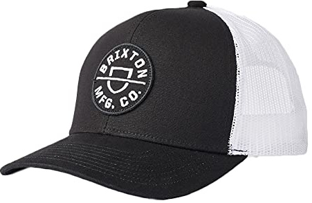 Brixton Unisex-Adult Crest X MP MESH Baseball Cap, Black, O/S