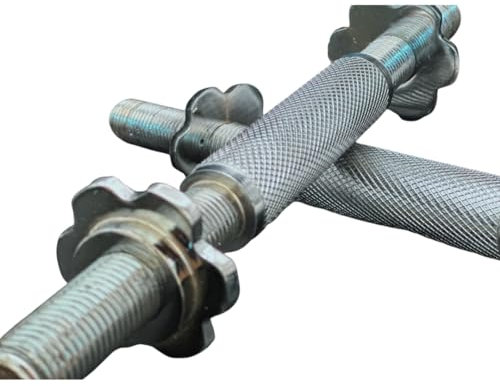 XAGOFIT Kurzhantelstange aus Chrom (wird paarweise verkauft)