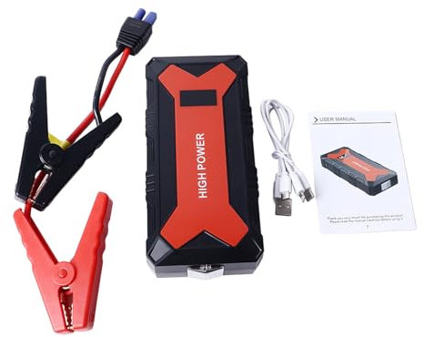 Démarreur de Saut de Puissance, Démarreur de Saut de Voiture Portable 30 000 MAh Ignifuge, Bloc D'alimentation de Propulseur de Batterie Automatique, Bloc D'alimentation de