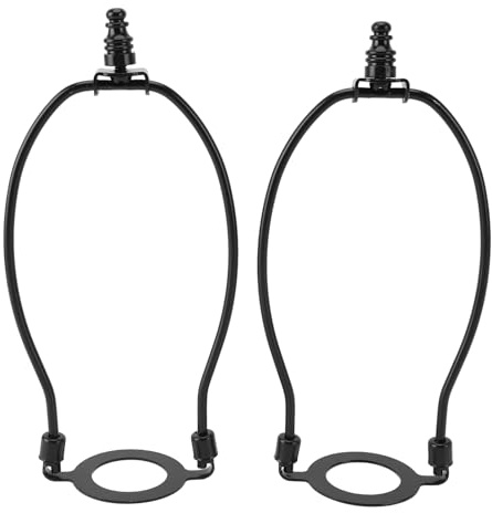 Supporto Regolabile per Arpa 2 Pezzi, Kit Adattatore per Arpa da Lampada con Attacco Standard ed E26, Set Convertitore per Base e Asta