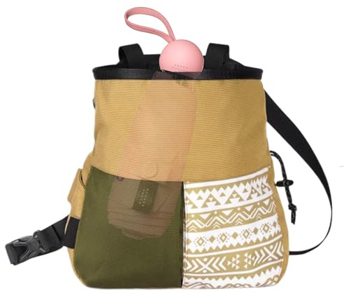 Liakyunf Borsa per gessetti, secchiello per gesso da arrampicata, ampia apertura, a prova di perdite, in magnesio, per allenamento all'aperto, sollevamento al chiuso, ginnastica, bouldering, tennis