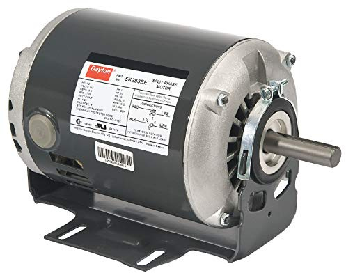 Dayton 1/2 HP General Purpose Motor,Split-Phase,1725 Nameplate RPM,Voltage 115,Frame 56