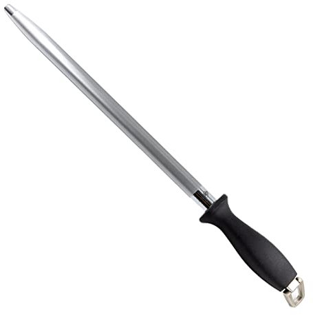 Totiko Acciaino Diamantato 30cm Ovale in Acciaio Inox e Diamante Grana 600, Affilacoltelli Professionale, Affila Coltelli Giapponesi e Professionali, Affilacoltelli da Cucina Japan Knives