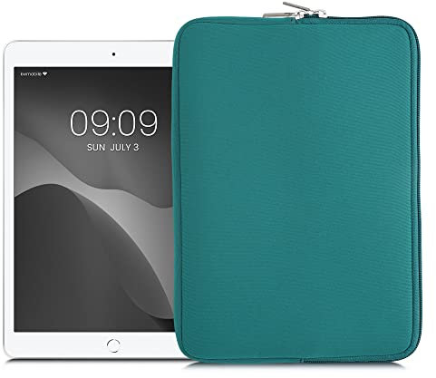 kwmobile Tablet Hülle kompatibel mit 9,7-11 Tablet - Universal Neopren Tasche Cover Case - Schutzhülle Sleeve in Petrol
