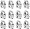 12 Pezzi Morsetti per Cavo Acciaio 5 mm Morsetti Serracavo in Acciaio M5 Inox 304 DIN741 Morsetti per Filo Stendibiancheria Clip per Cavi Funi Metalliche Cavo Tenda