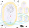 Repelente Ultrasónico de Plagas, 6 Paquetes Electrónico Repelente Mosquitos Control de Plagas, Repelente Ultrasónico Anti Mosquitos para Interiores, Insectos, Moscas, Cucarachas, Arañas, Roedores
