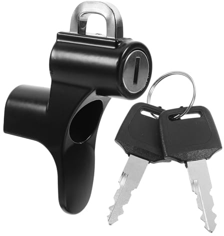 Healeved Lucchetto Antifurto per Casco da Moto Lucchetto Fisso Compatto e Leggero Accessori Sicurezza Casco Motociclistico