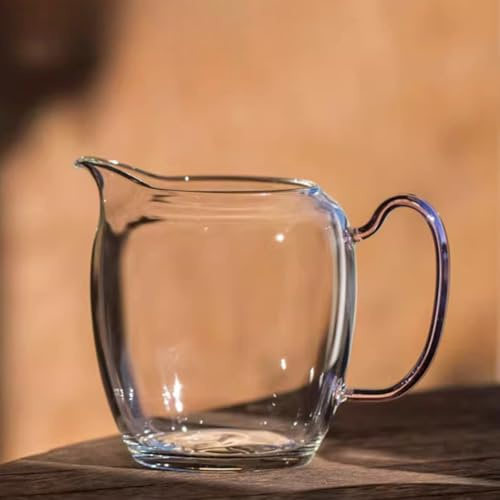 LEEDJUINE kinesisk stil genomskinlig rättvisa kopp, 270 ml 2,5 dl, glas tedispenser kung fu tesats tillbehör