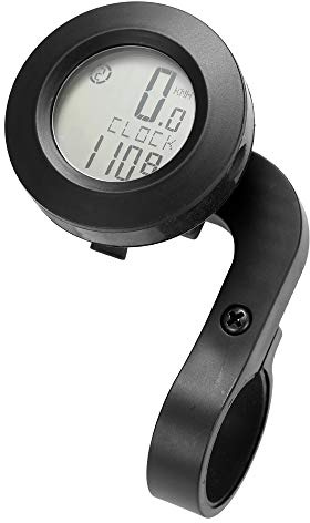 Acouto Bicicleta Inalámbrica Bicicleta Computadora Velocímetro Ciclo Impermeable Luminoso Odómetro de Gasto de Calorías con Soporte Despertador Automático Exterior con Resistencia Práctica Calidad