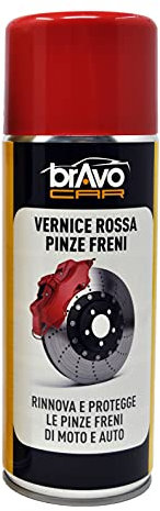 Nespoli Bravocar Vernice Rossa Pinze Freni 400ml