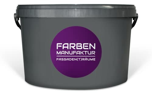 Farben Manufaktur Fassadenfarbe Hausfarbe Wandfarbe Sockelfarbe Acrylatfarbe lösemittelarm RAL 2L, Farbe: 6019 Weißgrün