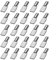 25PCS paquetes de pernos de estante, YiXuTag clavijas de soporte de estante de 5 mm Muebles de gabinete en forma de cuchara,Tacos de Soporte de Estantería, Alfileres para Estantes