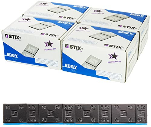 Stix 400x Poids autocollants pour jantes en aluminium 5+10g Noir Masses d'équilibrage 24 KG Barre adhésive