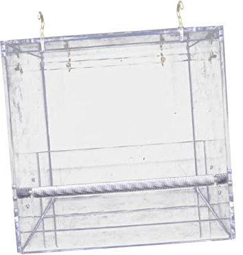 iplusmile Fenster Vogelhäuschen Mit Abnehmbarem Futtertablett Große Vogeltränke Für Wildvögel Transparente Futterstelle Mit Drainagelöchern Für