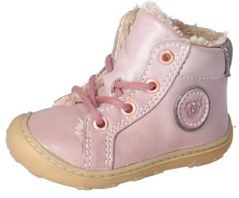 RICOSTA Mädchen Winterstiefel Georgie, Baby und Kleinkinder Lauflernschuhe, Weite: Mittel, lose Einlage, Viola/Meteor (310), 21 EU