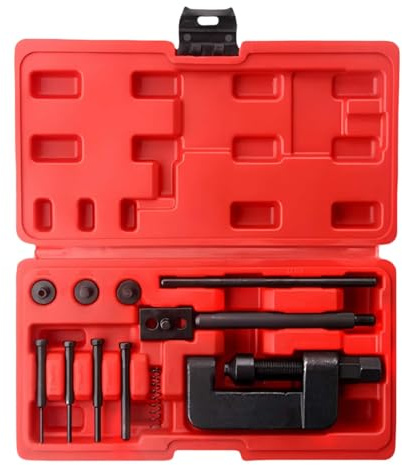 Trkimal Chain Riveter Motorcycle, Motorcycle Chain Breaker Tool Set, Motorcycle Chain Separator Tool Riveting Tool, Riveting Tool, Motorcycle, Motorcycle Chains Chain Separator for ATV Dirt Bike