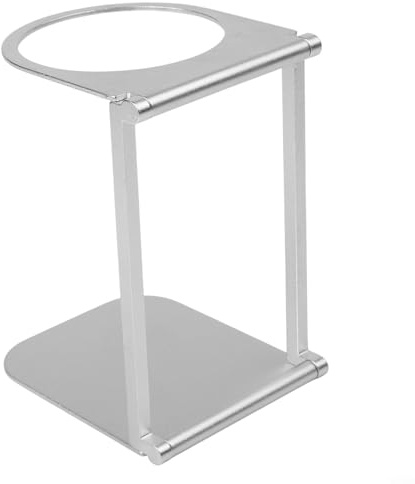 Soporte de máquina de café de acero inoxidable, soporte portátil para preparar cerveza al aire libre, con características ajustables, diseñado para uso en exteriores