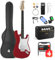 Donner Kit Chitarra elettrica per principianti 39 pollici, pickup S-S-H con amplificatore, borsa, tracolla, corde, accordatore, cavo, plettri, DST100