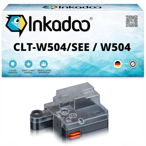 Inkadoo Compatibile con Samsung CLT-W504/SEE / W504 Contenitore toner di residui CLP-415 N CLX-4195 Series CLX-4195 FN CLX-4195 FW Xpress C 1860