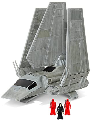 Star Wars Micro Galaxy Squadron SWJ0098 - Imperial Shuttle, offizielles 20 cm Fahrzeug mit Figuren