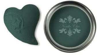 Nordic Chic Chalk Paint | Colour Moroccan Green | 150ml | for Furniture, Wood, Metal and more | zero VOC | Ecolabel | EN 71-3 Cert. (can be used on Childrens Furniture)