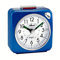 Atlanta Quarzwecker ohne Ticken Reisewecker Licht Snooze Crescendo Blau - 2114/5