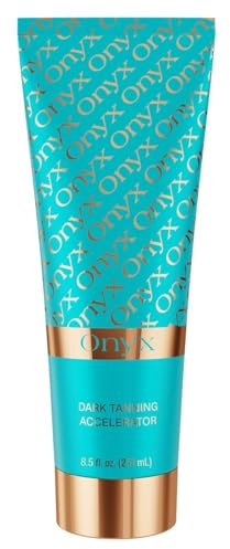 Onyx Stärkster Dark Tanning Accelerator | Bräunungsbeschleuniger & Lotion für Intensive Bräune | Für Solarium, Sonnenstudio & Außenbräune | Tiefe, Feuchtigkeitsspendende Bräune | Schnelleres Tanning