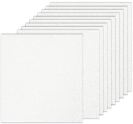 PATIKIL 10Sheets White Glitter Cardstock Paper, 12 x 12 in 250gsm Square Premium Sparkly Paper Craft Cardstock Paper for Scrapbook Card Making DIY Art Projects Wedding Party