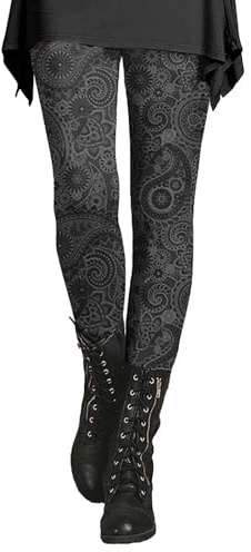 Legging de Sport Femmes Elastiques Legging Noir Femme Pas Cher Imprimé Taille Haute Push Up Pants Collant pour Fitness Jogging Gym Running Pants avec Motif Pantalons de Yoga