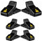 X6 Trampas Para Ratones (2 grandes + 4 pequeñas) y Ratas Reutilizables De Alta Resistencia. Cepos Ratas y Ratones Potente Y Eficaz Lavable Para Interiores Y Exteriores. Fáciles De Usar