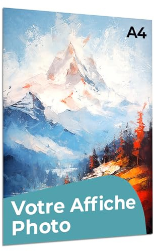 Cimpress Poster personalizzato con foto o testo, stampa artistica da parete su carta personalizzata A4, poster per casa, ufficio, eventi, decorazioni e regali speciali