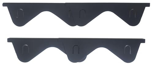 Lot de 2 couvercles latéraux pour plaques de cuisson - Couvercles de plan de travail en acier inoxydable - Pour plan de travail