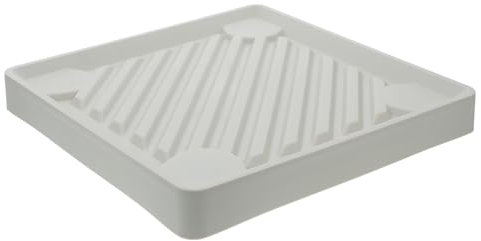 Toyvian Plateau Carré pour Pots De Fleurs Support Mobile Plastique Bac De Récupération pour Plantes Intérieur Soucoupe Décorative pour Jardinière