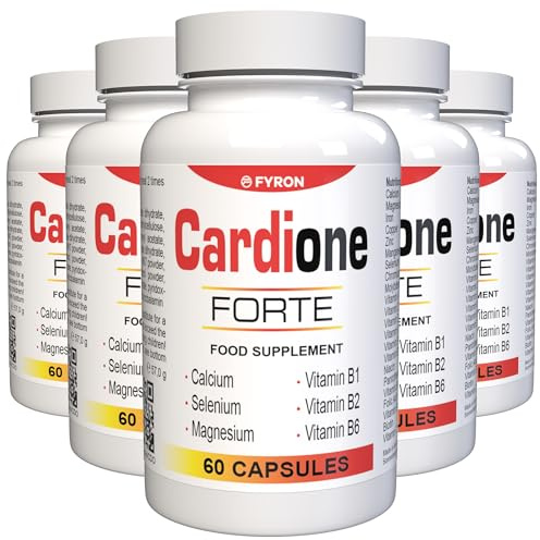 Cardione Forte - 300 Capsule (5x 60 Capsule), Confezione da 5