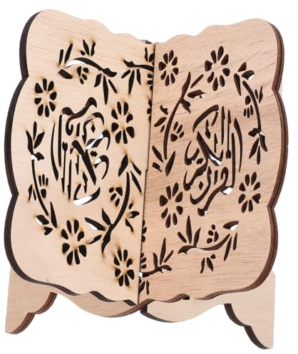 ZUNOXAZ Leggio in Legno Supporto Per Libro Della Bibbia e Corano Da Tavolo Multifunzionale, Porta Libri Stabile e Compatto Per Lettura in Casa, Ufficio, Chiesa e Biblioteca