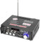 Docooler 12V / 220V Mini Amplificador Audio Bluetooth,HiFi Audio Estéreo Amplificador 2CH Pantalla LCD de Alta fidelidad, BT FM Radio Portátil Auto Home 600 W, Mando a Distancia Audio Amplificador