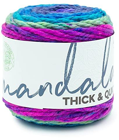 Lion Markengarn 528-204 Mandala Thick & Quick Yarn, Vortex
