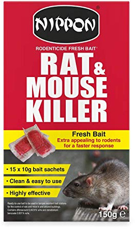 2X Rat & Mouse Killer Fresh Bait 150g