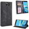 QiongniAN Hülle für BlackBerry Priv Hülle Leder,Hülle für BlackBerry Priv STV100-1 STV100-2 STV100-3 STV100-4 Hülle Schutzhülle Case Cover Black