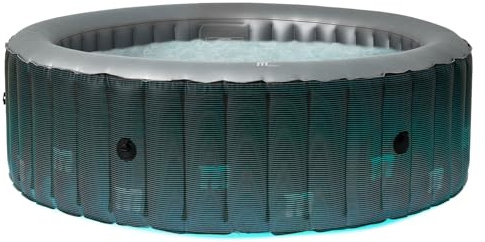 Happy Garden MSPA - Spa Gonflable Rond Starry LED - 6 Places Gris