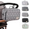 Hooolee Kinderwagen Organizer, Universal Kinderwagentasche Kinderwagen Zubehör mit Schultergurt Tragbar Buggy Tasche Große Kapazität für Windeln, Spielzeug, Handys und Andere Babysachen
