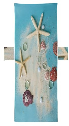 Telo coprisedia per poltrona, 210 x 73,7 cm, con tasca, protezione per sedia in microfibra, ad asciugatura rapida, copertura per piscina in stile resort, telo da spiaggia per patio, spa, robusto