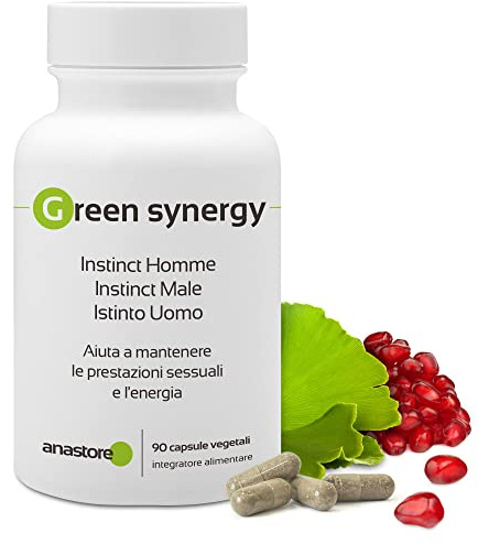 Instinto Masculino * 90 cápsulas * fórmula a base de L-arginina, Maca, Ginseng, Tribulus y otros extractos de plantas