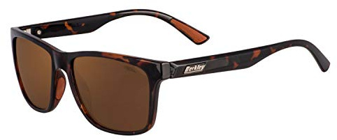 Berkley Ber003 Sunglasses Ber003 Polarized Fishing Sunglasses, Gloss Tortoise Frame/Brown