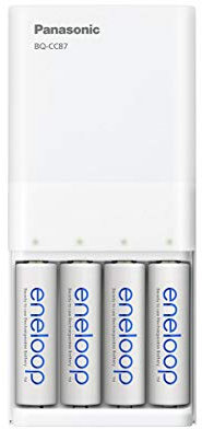 Panasonic eneloop - Cargador rápido USB Cargador rápido USB con 4 pilas eneloop AA.