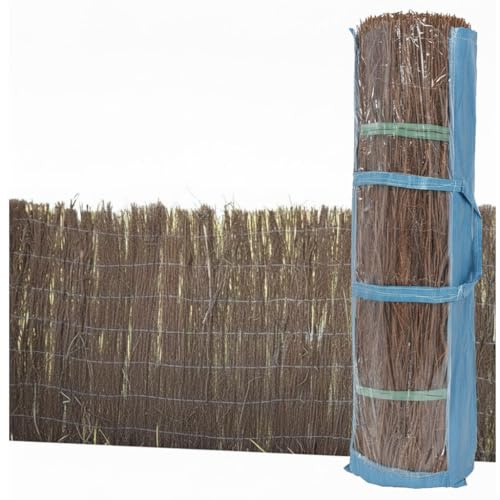 Suinga Brezo Jardin Ocultación 1,2x3 m | Cerramiento Natural de Brezo | Valla de Ocultación 90% para Jardin y Terraza 2,5-3 kg/m2