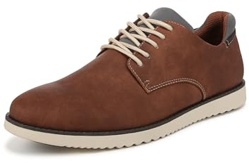 Dr. Scholl's Shoes Homme Sync Tissu Oxford, Tan foncé, 44.5 EU Large